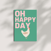 HERR&FRAUHEMPEL - Postkarte - OH HAPPY DAY