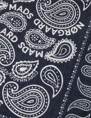 Mads Nørgaard / Soft Cotton Paisley Scarf Solid / Parisian Night