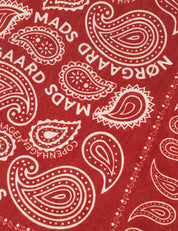 Mads Nørgaard / Soft Cotton Paisley Scarf Solid / Winery