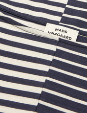 Mads Nørgaard / Soft Single Silke Tee LS / Parisian Night/Vanilla Ice Blo