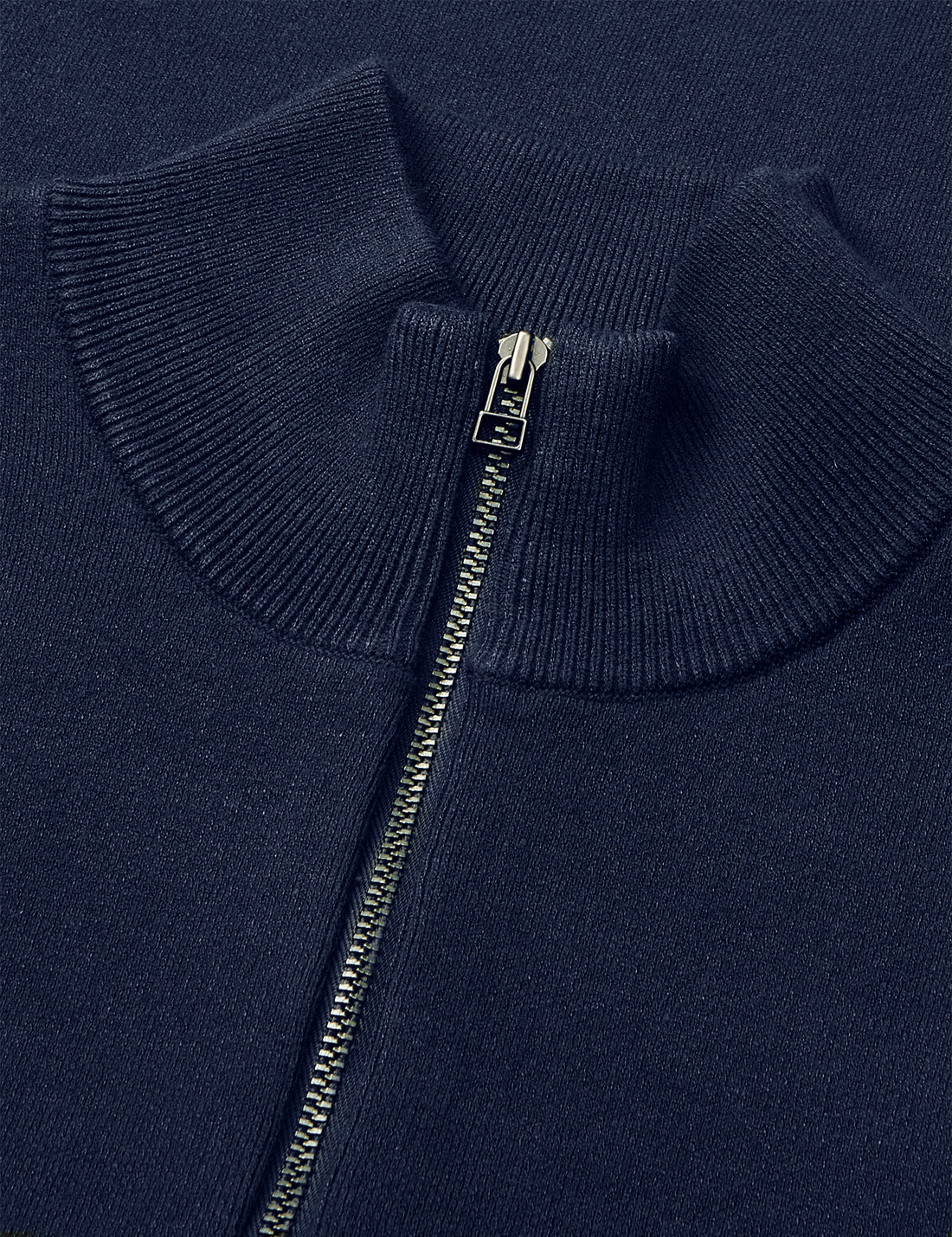 Mads Nørgaard / Urban Chase Half ZIP Knit / Sky Captain