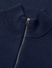 Mads Nørgaard / Urban Chase Half ZIP Knit / Sky Captain
