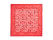 Mads Nørgaard / Soft Cotton Paisley Scarf Solid / Fiery Red