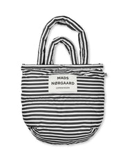 Mads Nørgaard / Light Ripstop Pillow Bag AOP / Black/White