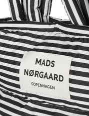 Mads Nørgaard / Light Ripstop Pillow Bag AOP / Black/White