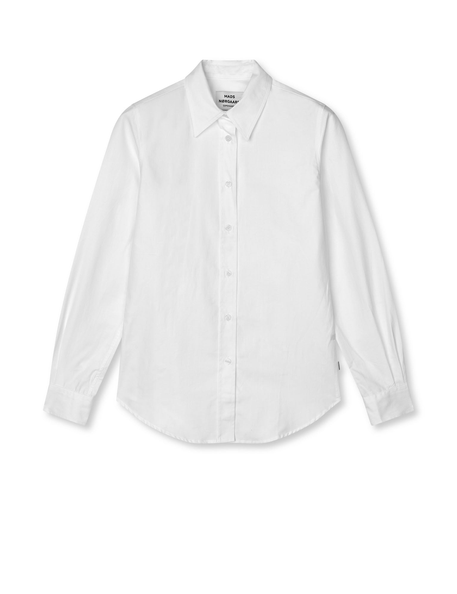 Mads Nørgaard / Mini Oxford Shady Shirt / Snow White