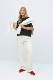 Gina Tricot / Basic straight sweatpants / Tofu