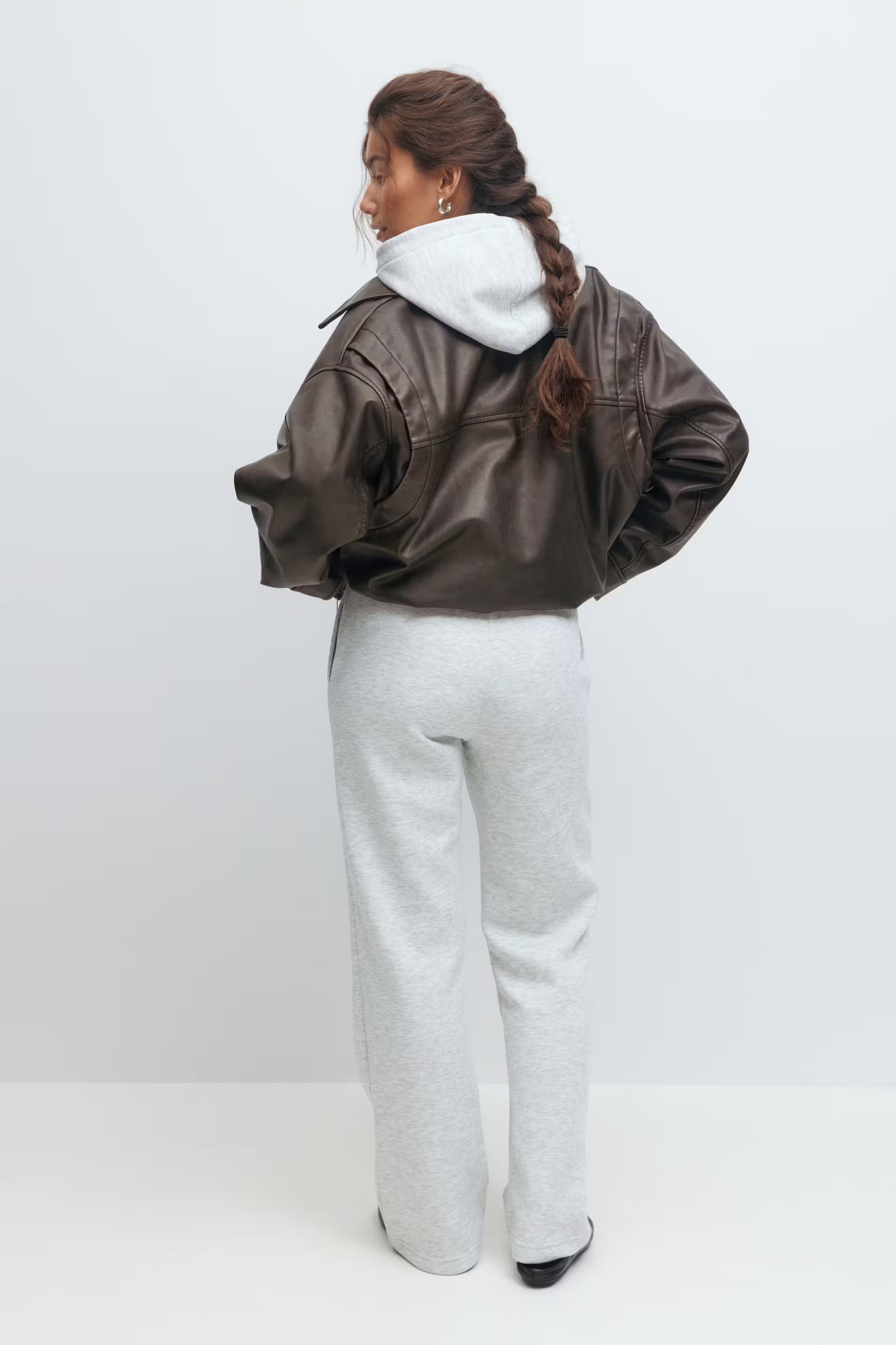 Gina Tricot / Basic straight sweatpants / lt grey melange