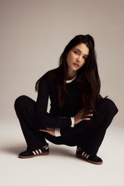 Gina Tricot / Basic straight sweatpants / Black