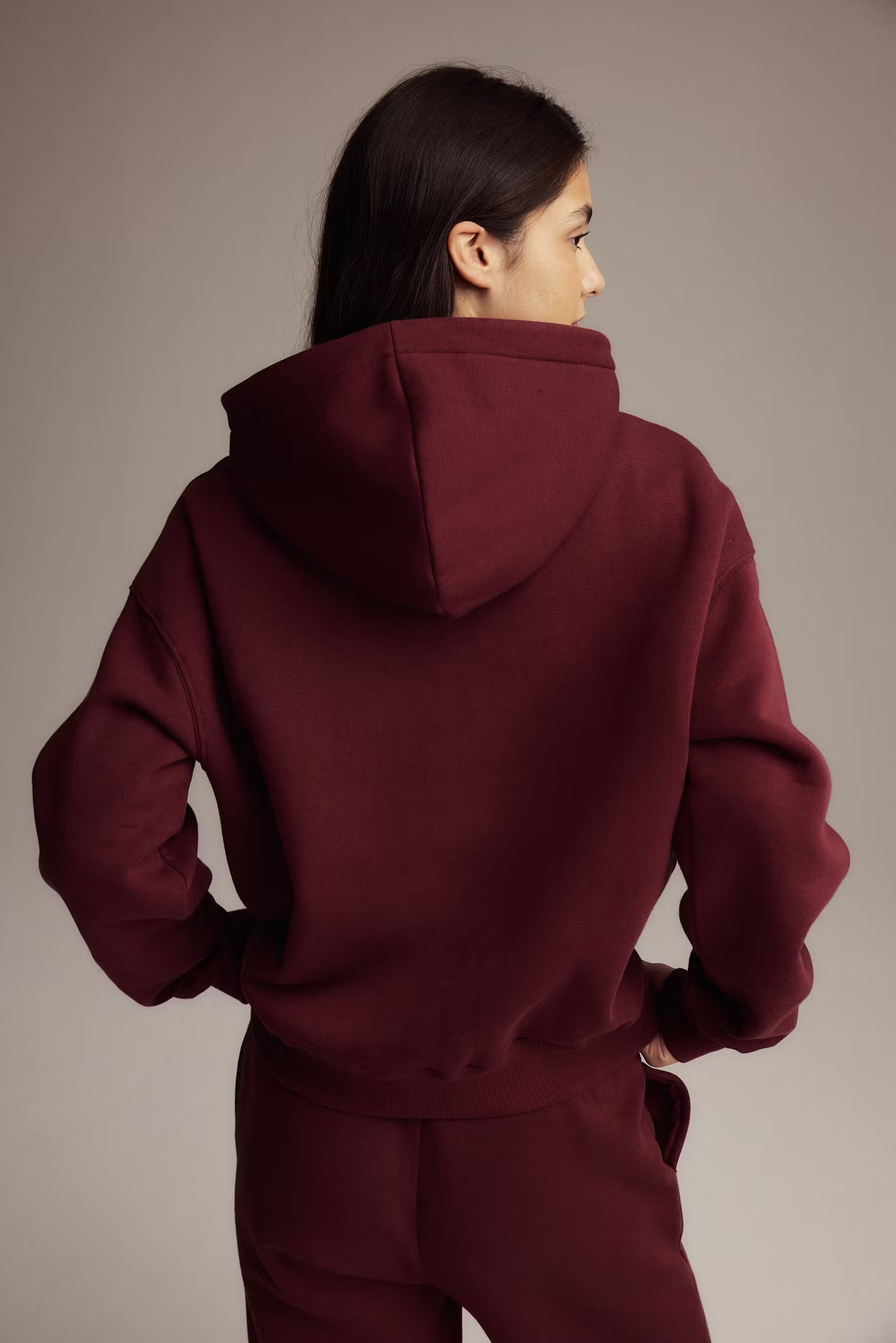 Gina Tricot / Basic original hoodie / Tawny Port