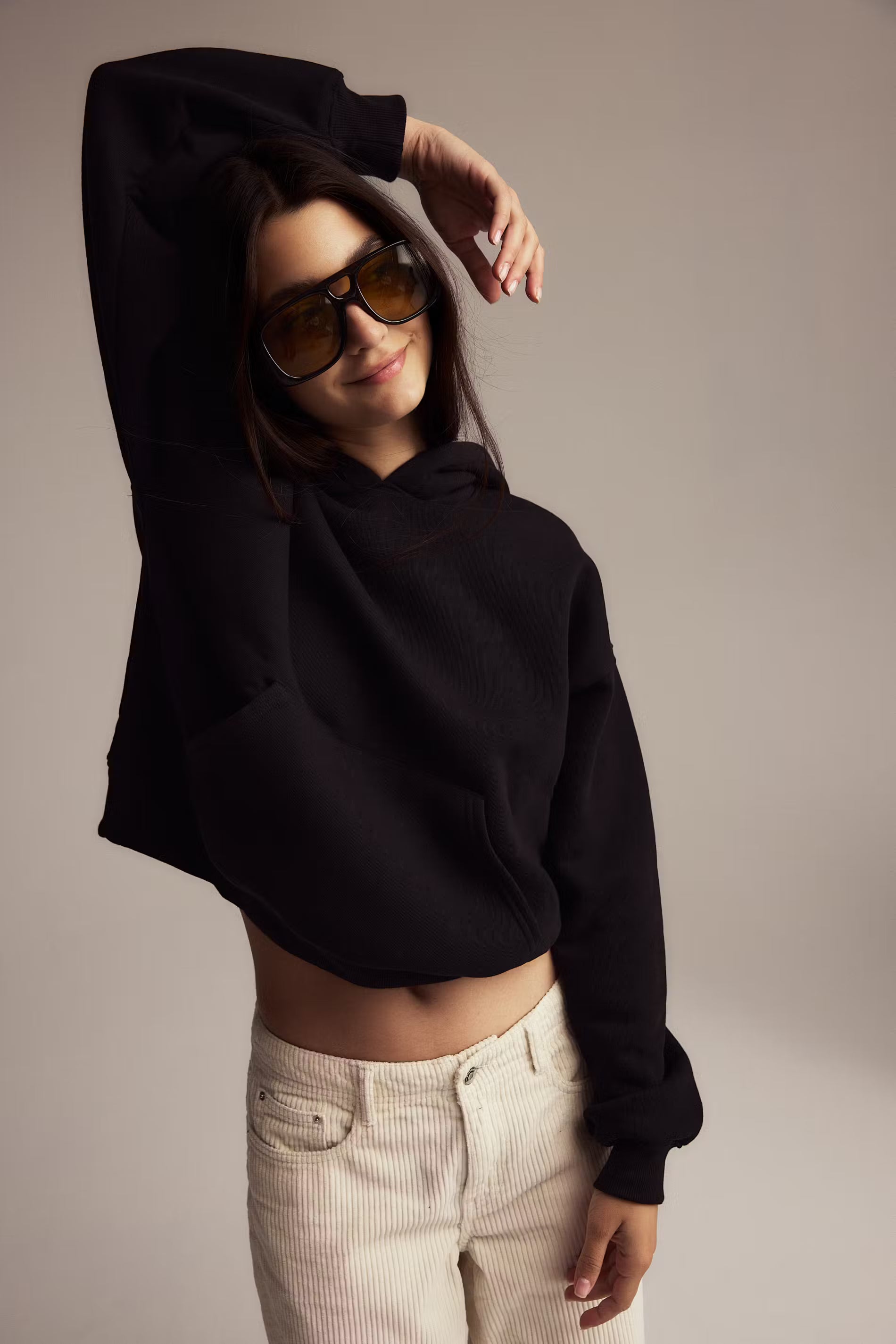 Gina Tricot / Basic original hoodie / Black