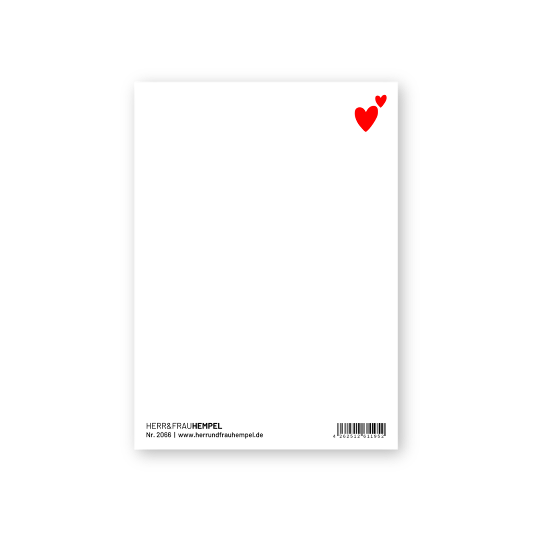 HERR&FRAUHEMPEL - Postkarte - PERFECT MATCH