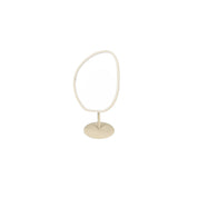 Spiegel - Organisch - Metall - Beige - 16,5x12x31,5cm