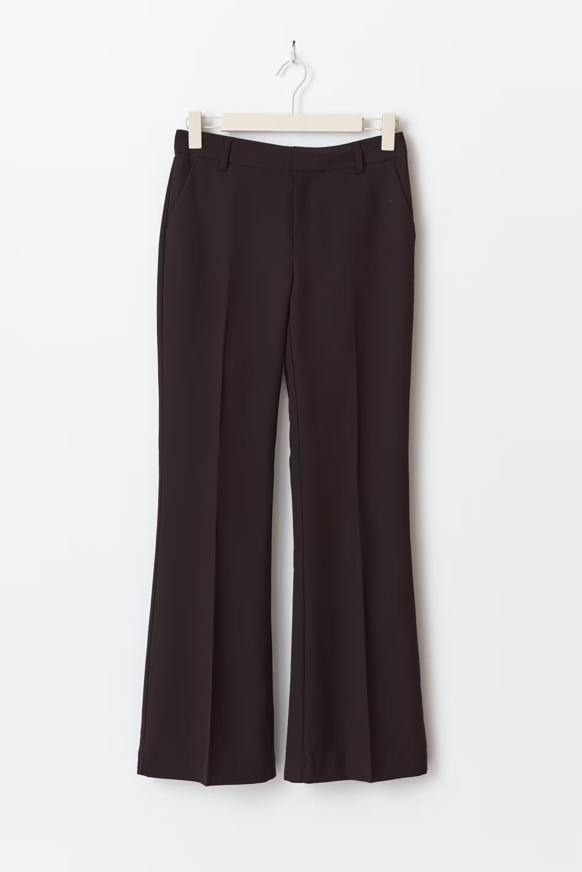 Gina Tricot / Relaxed bootcut trousers / Brown