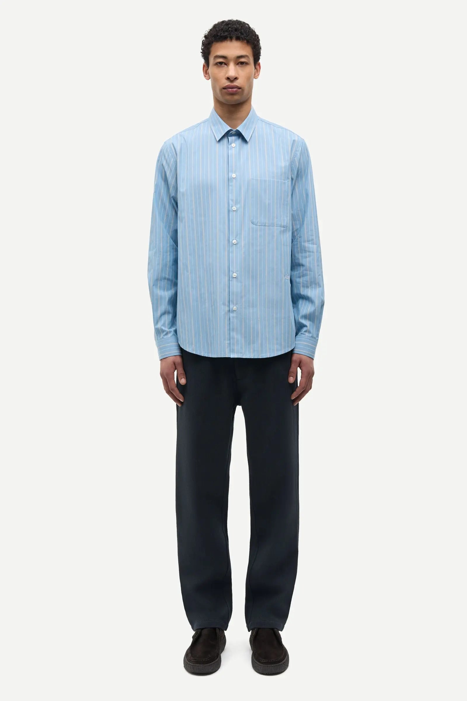 Samsøe Samsøe / SALIAM NJ SHIRT 16190 / CYANEUS ST.