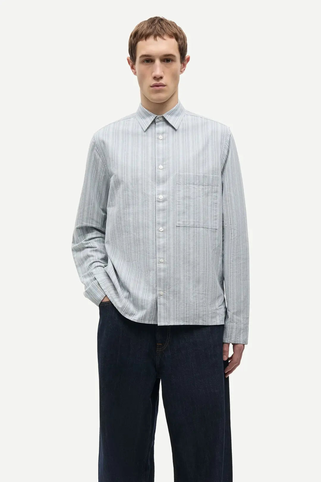 Samsøe Samsøe / SARYAN O SHIRT 16193 / STORMY SEA ST.