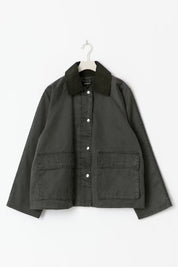Gina Tricot / Waxed effect jacket / Dark green