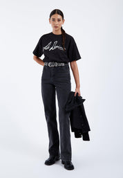 DrDenim / Trooper Tee / Black Script