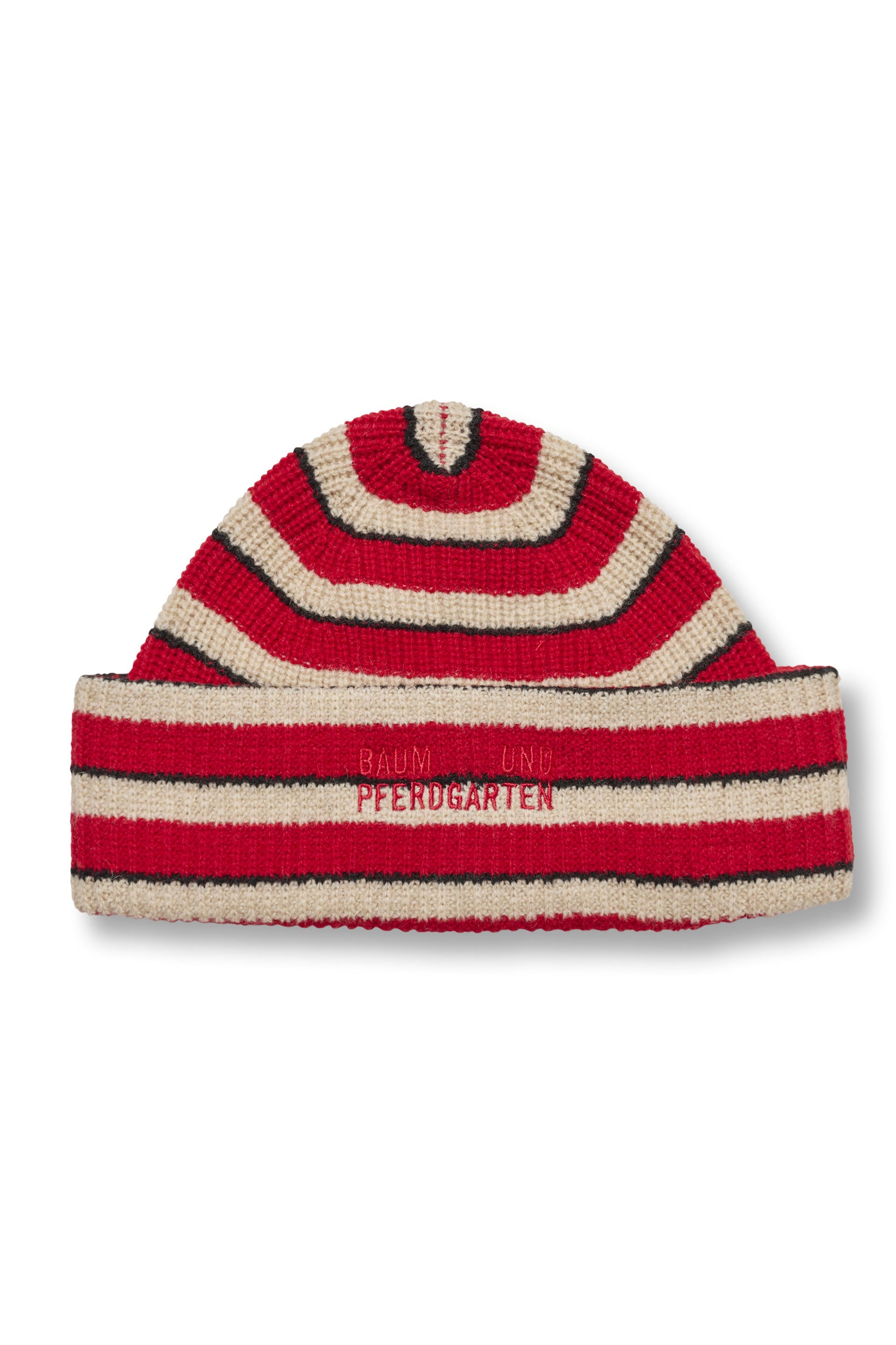 Baum und Pferdgarten / LEIA Hat / Crimson Red Stripe