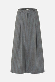 Baum und Pferdgarten / SABRINNA Skirt / Grey Stripes