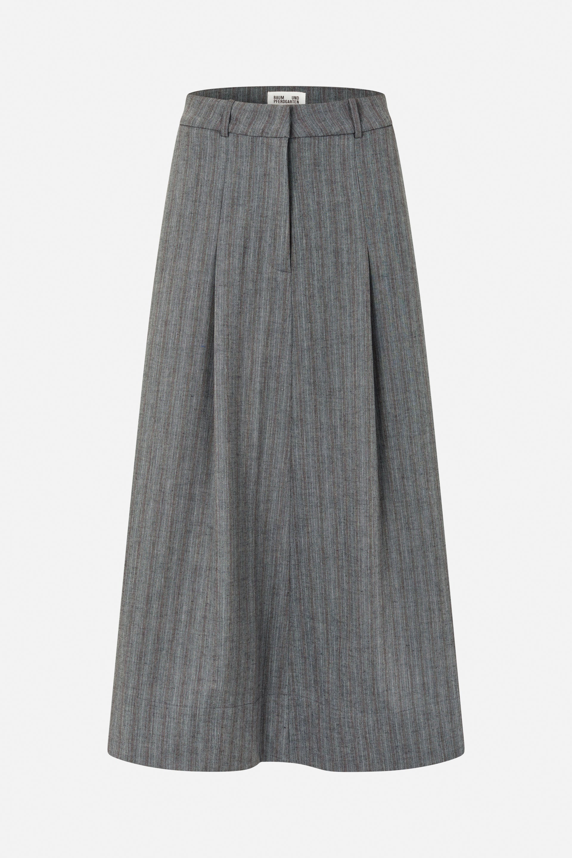 Baum und Pferdgarten / SABRINNA Skirt / Grey Stripes