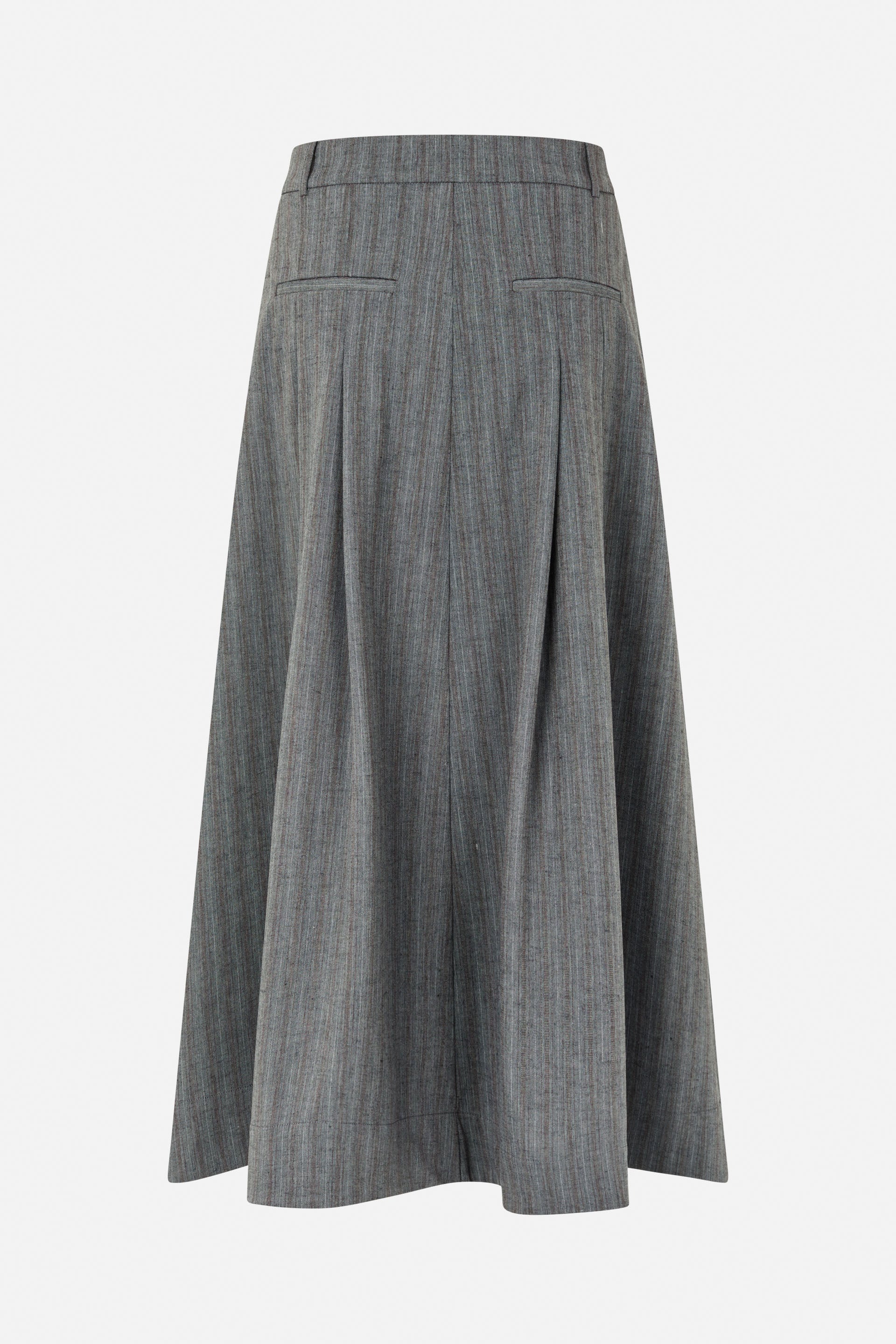 Baum und Pferdgarten / SABRINNA Skirt / Grey Stripes
