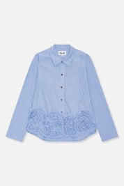 Baum und Pferdgarten / MARIEL Shirt / light Blue Stripe
