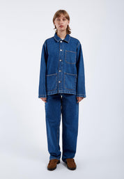 DrDenim / Devon Worker Jacket / Haze Mid Retro