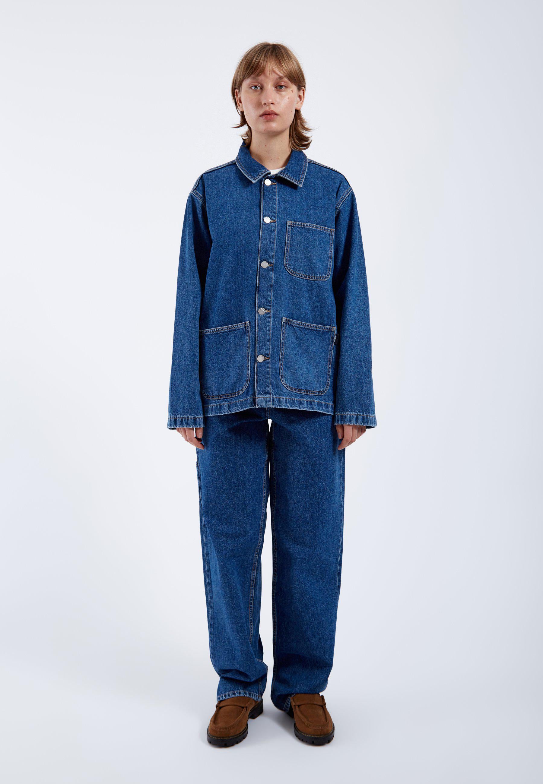 DrDenim / Devon Worker Jacket / Haze Mid Retro