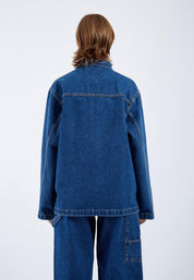 DrDenim / Devon Worker Jacket / Haze Mid Retro