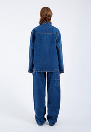 DrDenim / Devon Worker Jacket / Haze Mid Retro
