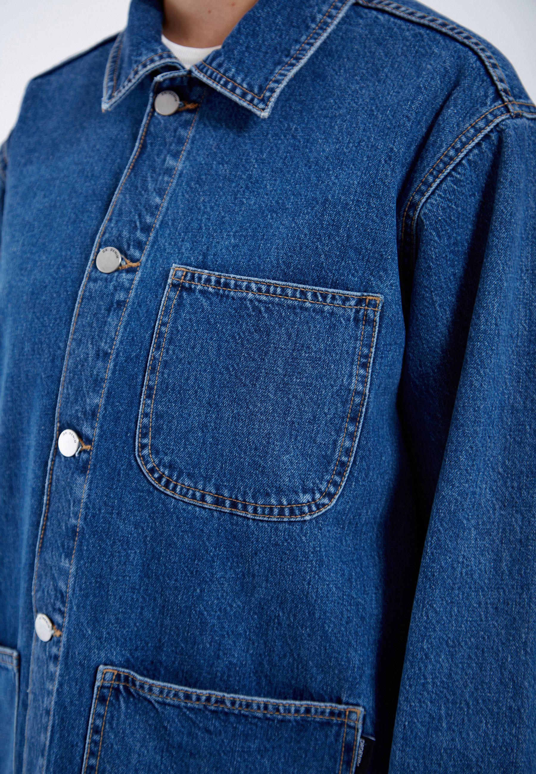 DrDenim / Devon Worker Jacket / Haze Mid Retro