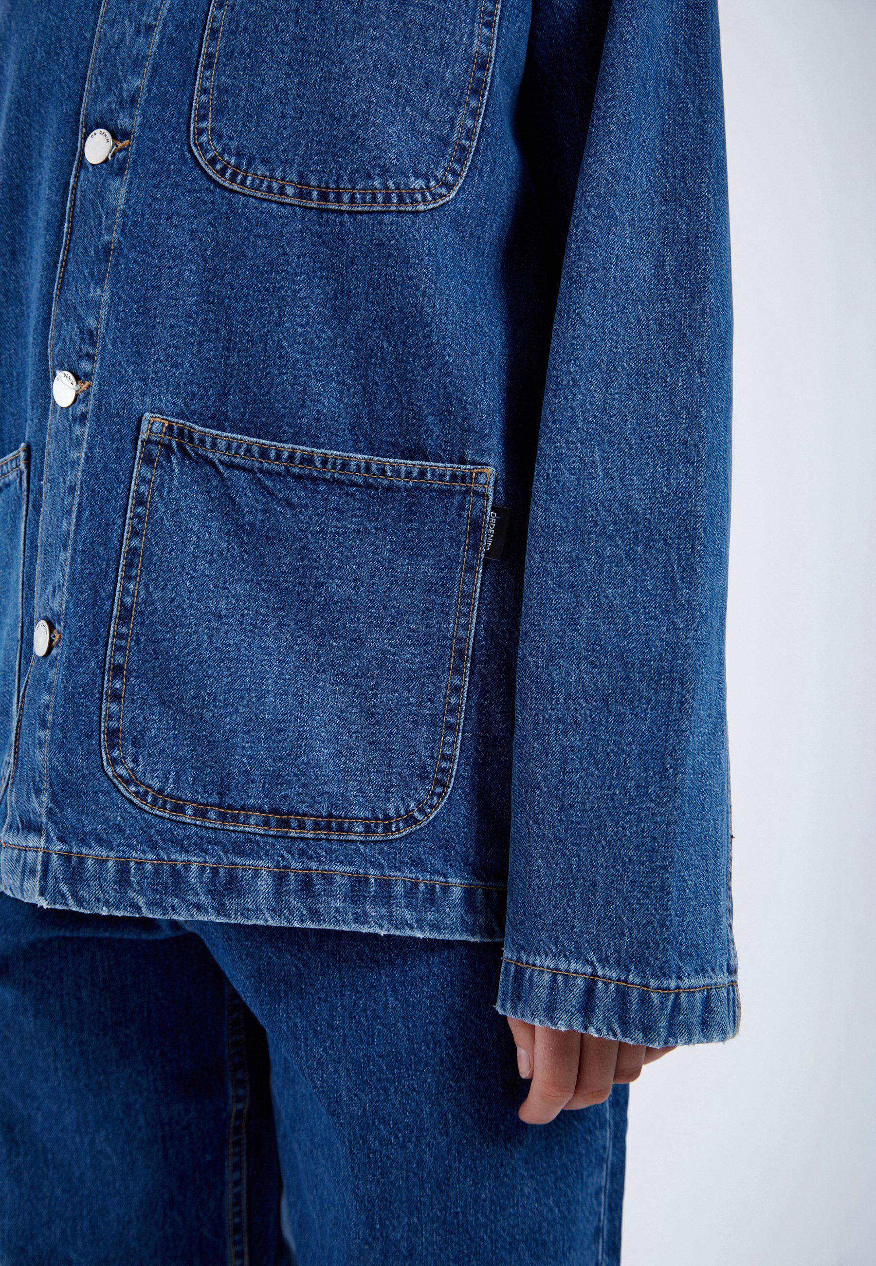DrDenim / Devon Worker Jacket / Haze Mid Retro