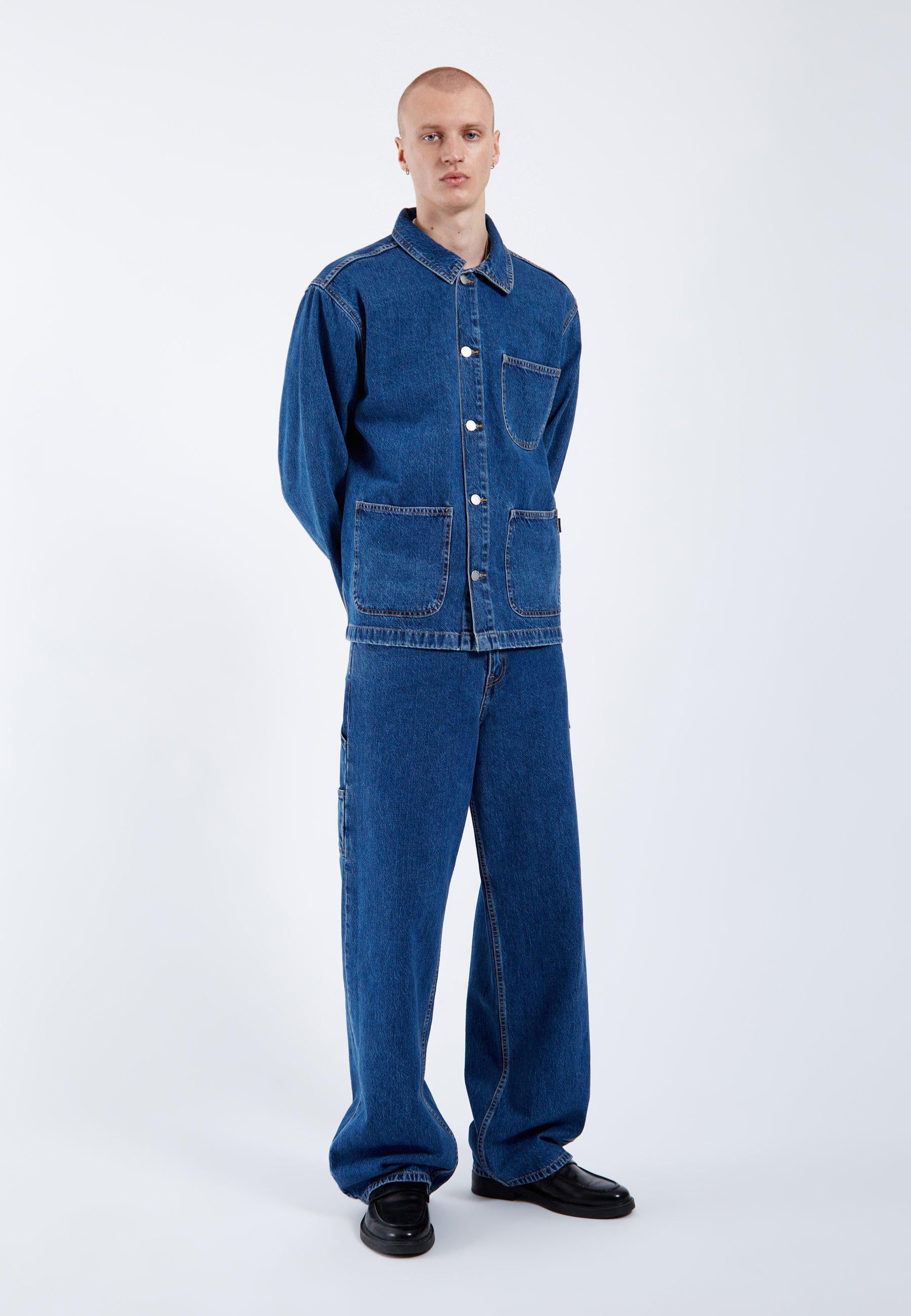 DrDenim / Devon Worker Jacket / Haze Mid Retro