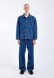DrDenim / Devon Worker Jacket / Haze Mid Retro