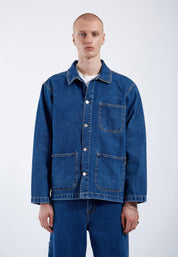 DrDenim / Devon Worker Jacket / Haze Mid Retro