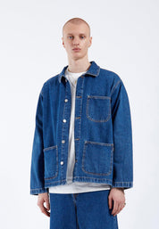 DrDenim / Devon Worker Jacket / Haze Mid Retro
