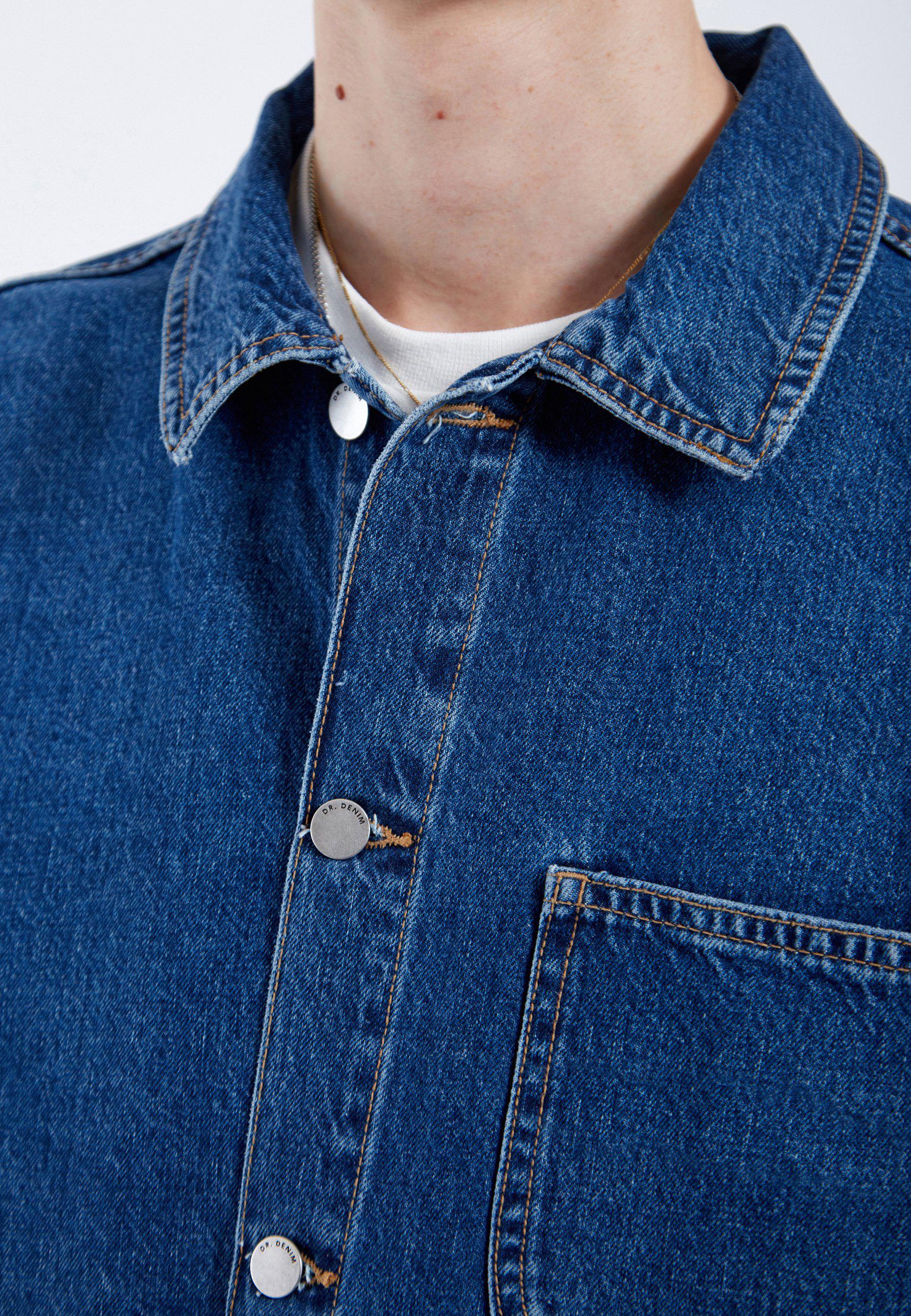 DrDenim / Devon Worker Jacket / Haze Mid Retro