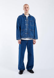 DrDenim / Devon Worker Jacket / Haze Mid Retro