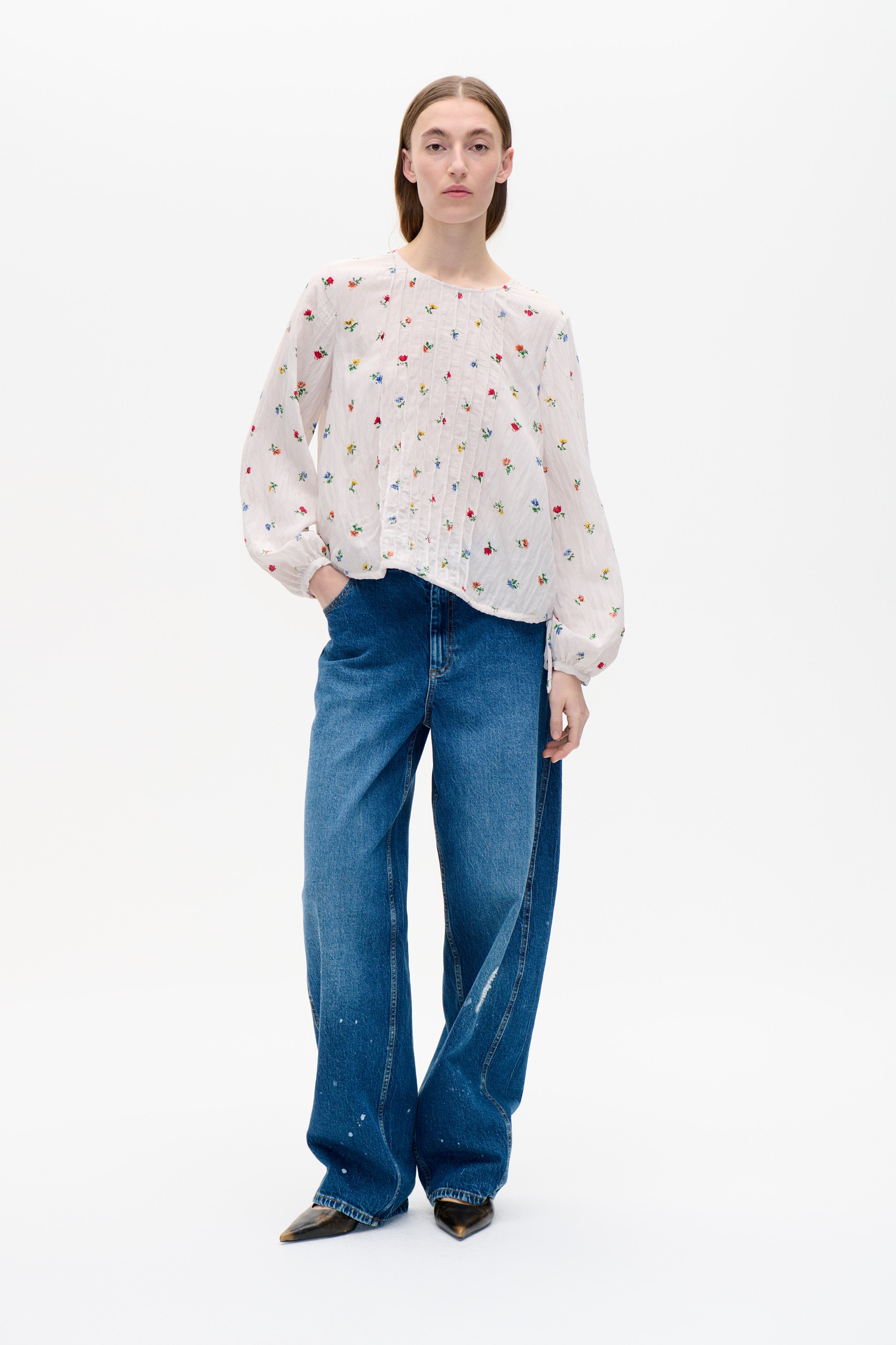 Baum und Pferdgarten / MILYA Bluse / Light Petite Flower
