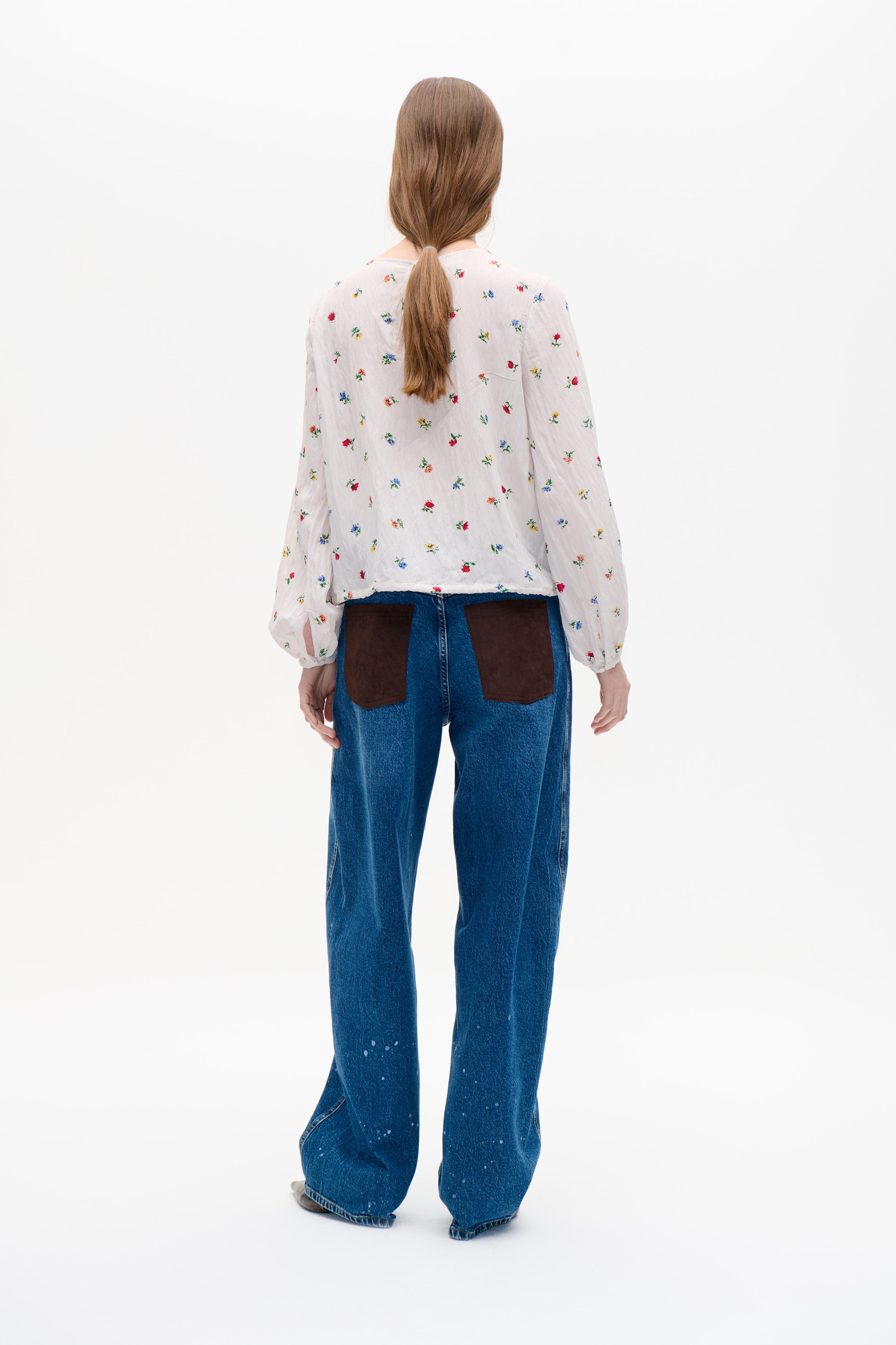 Baum und Pferdgarten / MILYA Bluse / Light Petite Flower
