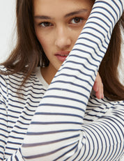 MbyM / GG Stripe - Christina-M Top / T-shirt / Dark Sky Stripe