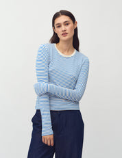 MbyM / GG Stripe - Christina-M Top / T-shirt / Sapphire Stripe