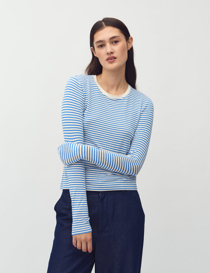 MbyM / GG Stripe - Christina-M Top / T-shirt / Sapphire Stripe