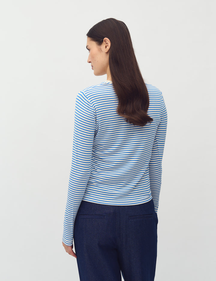 MbyM / GG Stripe - Christina-M Top / T-shirt / Sapphire Stripe
