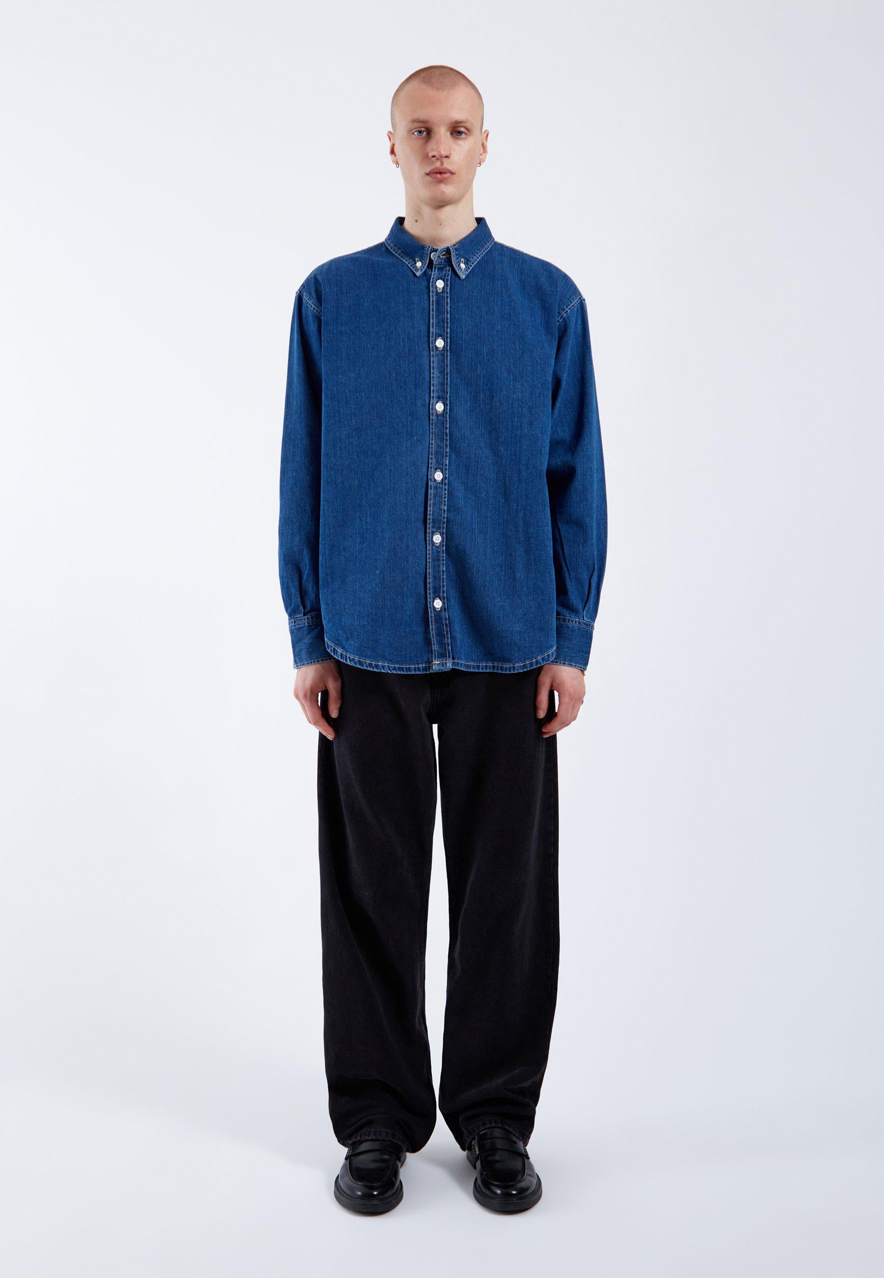 DrDenim / Ray Denim Shirt / Mid Retro