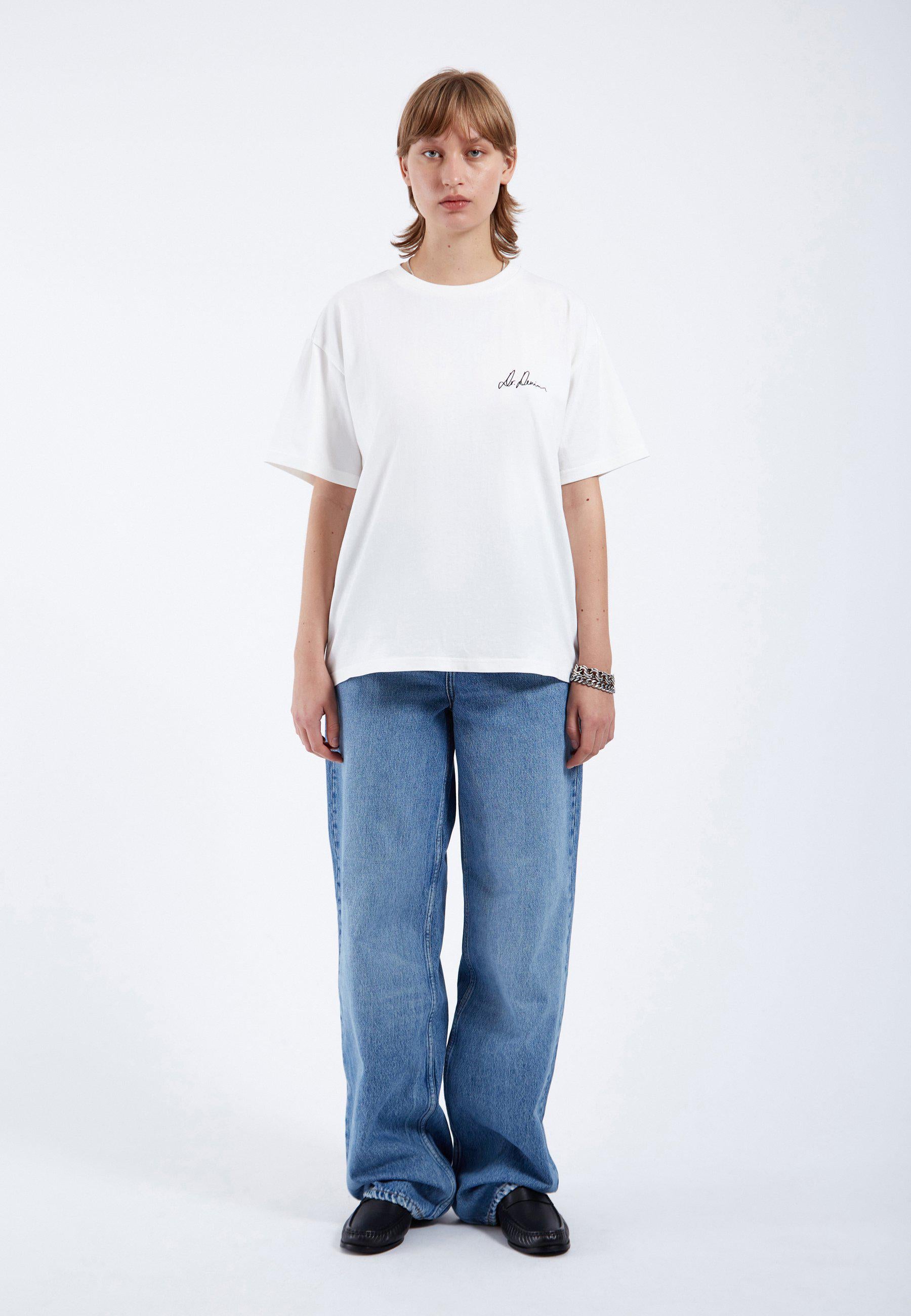DrDenim / Bace Tee / Off White Small Script