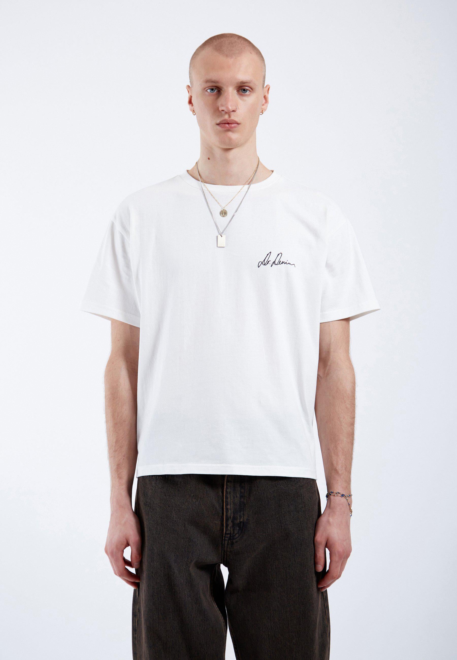 DrDenim / Bace Tee / Off White Small Script