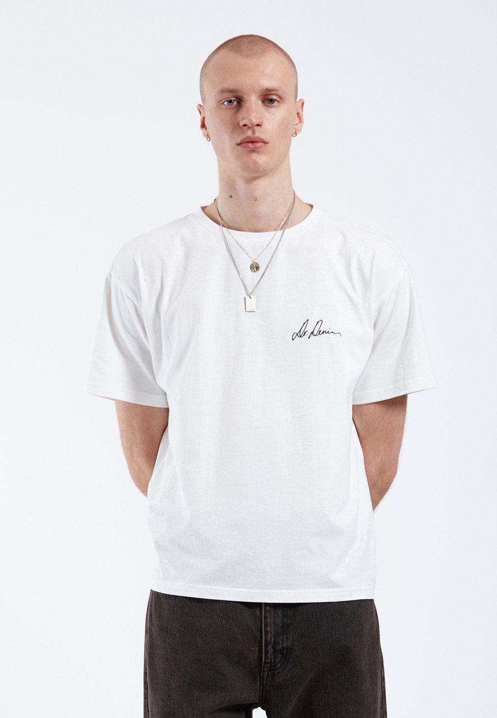 DrDenim / Bace Tee / Off White Small Script