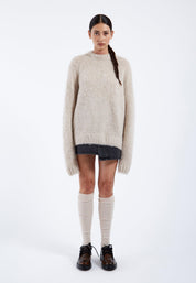 DrDenim / Mic Sweater / Brushed Silver Lining